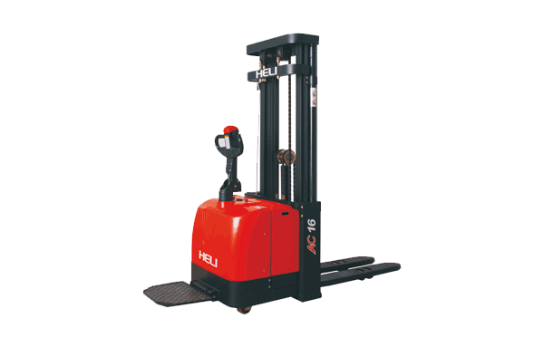 1.6噸重型門架窄腿電動堆垛車